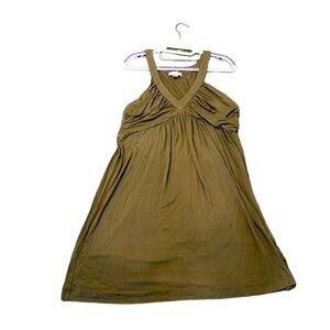 Women’s Calvin Klein Olive Green v-neck dress